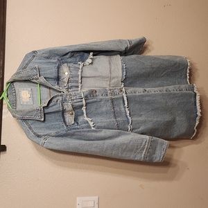 Oli & Hail - Jean Shacket size large